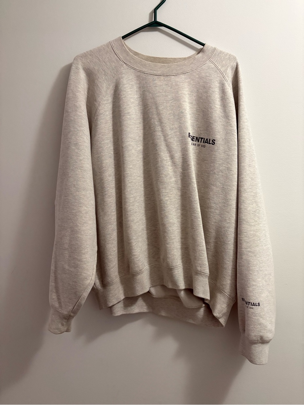 Fear of God Crewneck Sweatshirt in Light Beige